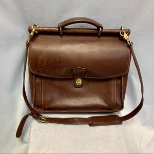 Coach Leather Laptop Bag
